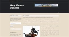 Desktop Screenshot of garyallenonbusiness.com